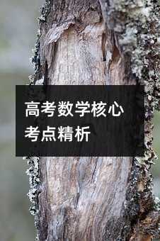 高考数学核心考点精析